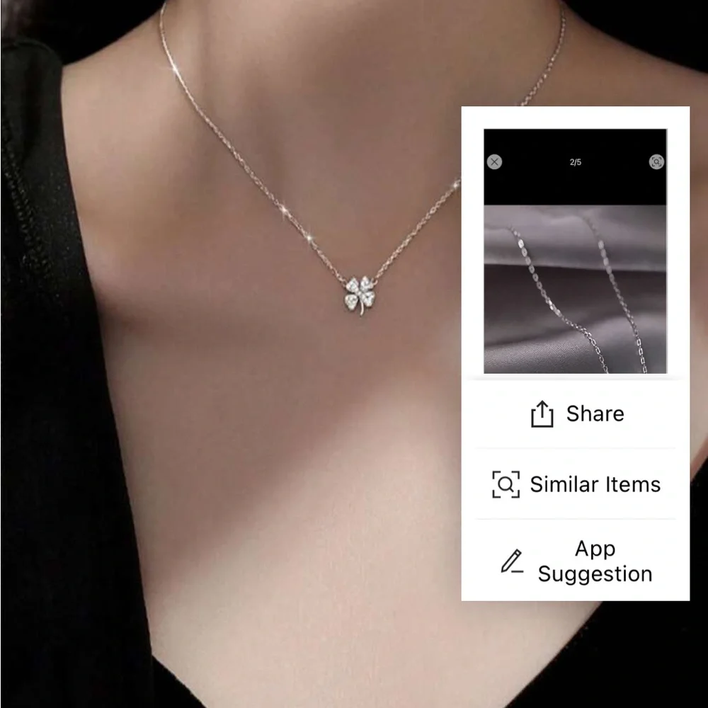 Silver Butterfly Pendant Necklace